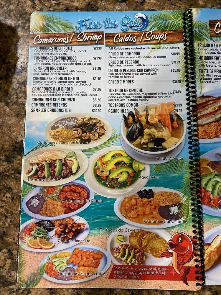 Los Carboncitos - Denver, CO menu_pic