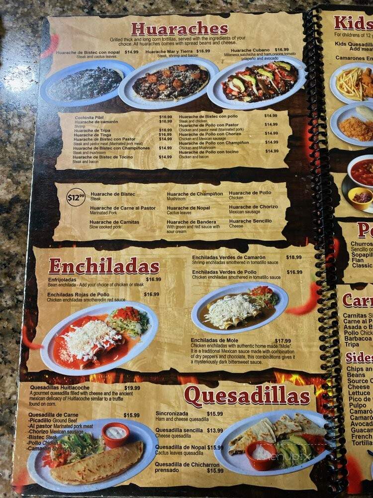 Los Carboncitos - Denver, CO menu_pic
