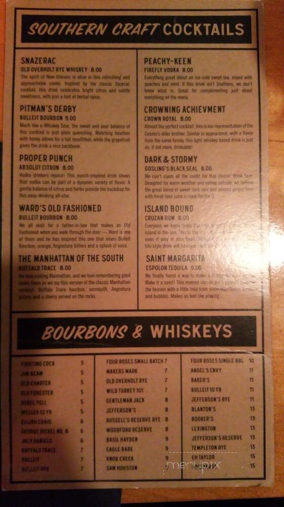 Jim N Nicks BBQ - Denver, CO menu_pic