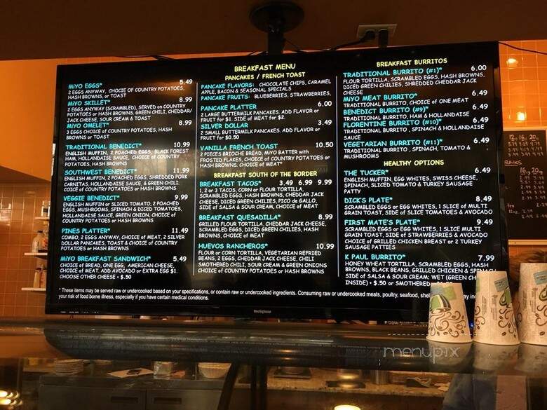 Miyo Cafe - Castle Rock, CO menu_pic