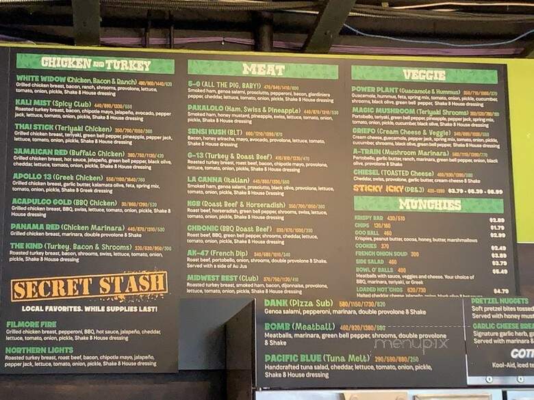 Cheba Hut - Denver, CO menu_pic