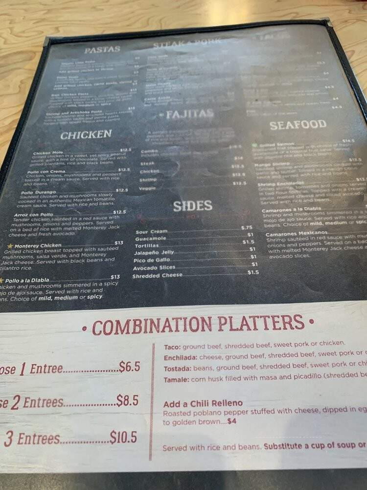 Cafe Sabor - Garden City, UT menu_pic