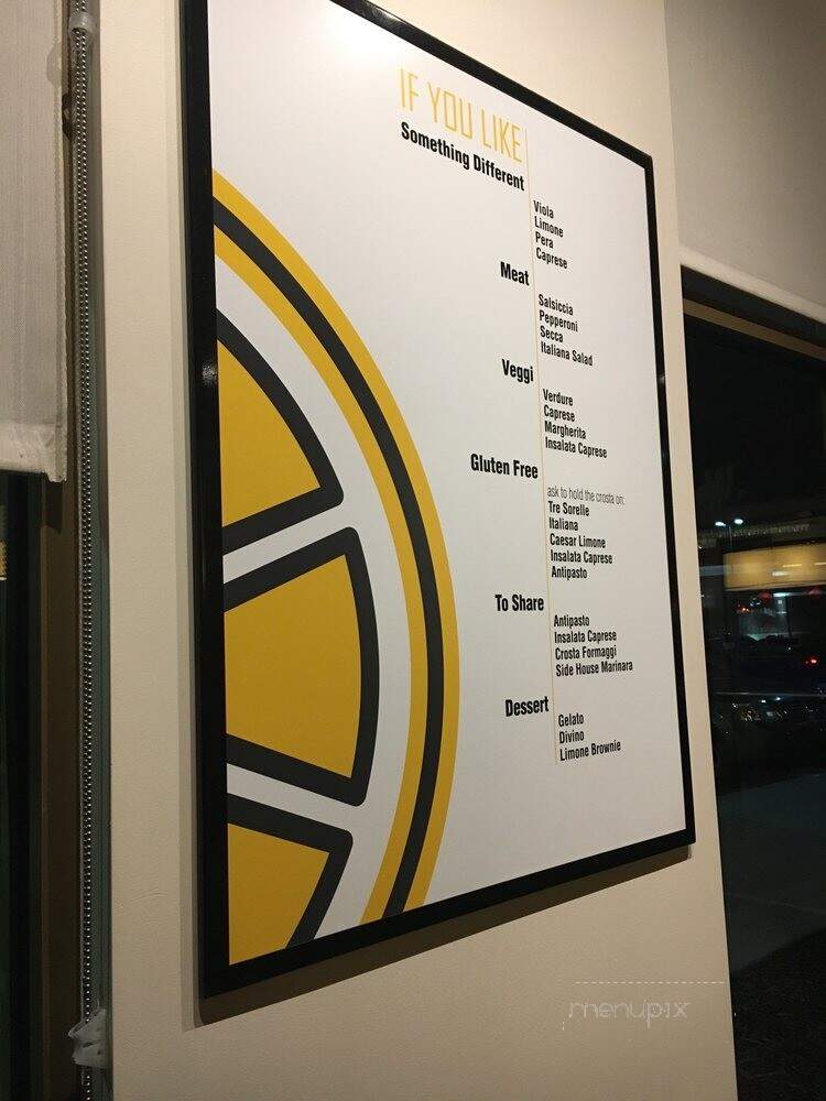 Pizzeria Limone - Draper, UT menu_pic