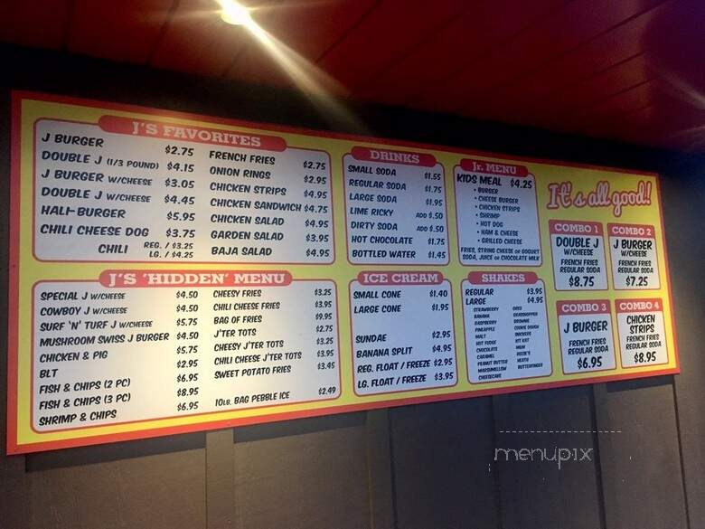 J's Drive-In - Morgan, UT menu_pic