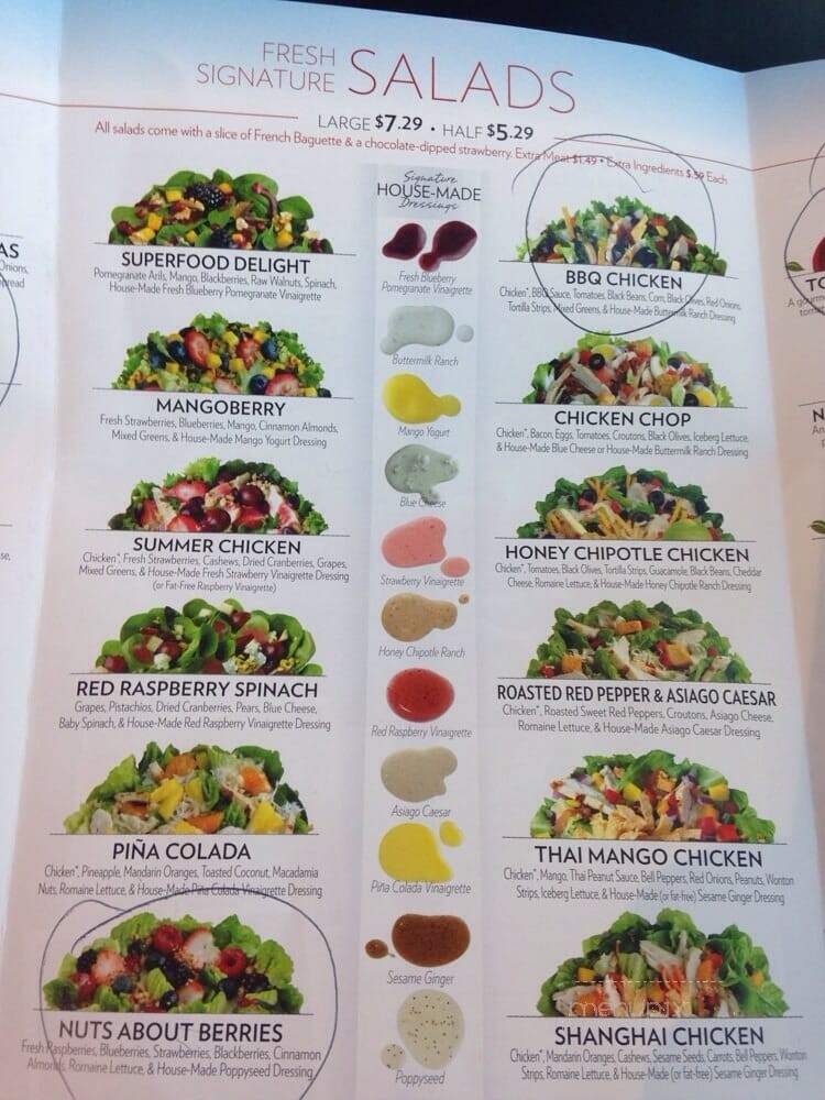 Cafe Zupas - West Valley City, UT menu_pic