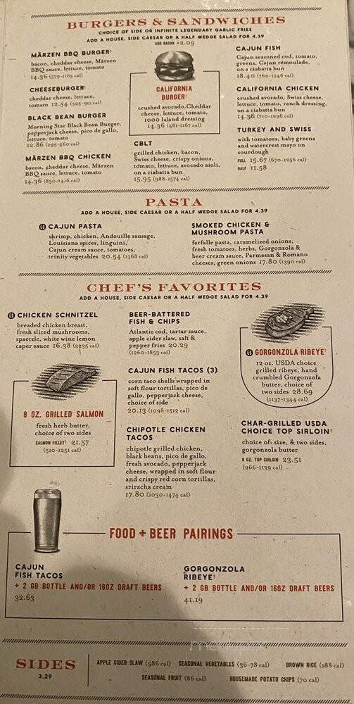 Gordon Biersch - Westpointe, UT menu_pic