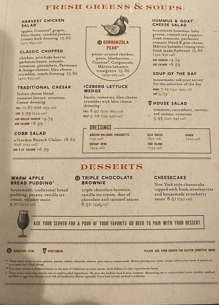 Gordon Biersch - Westpointe, UT menu_pic