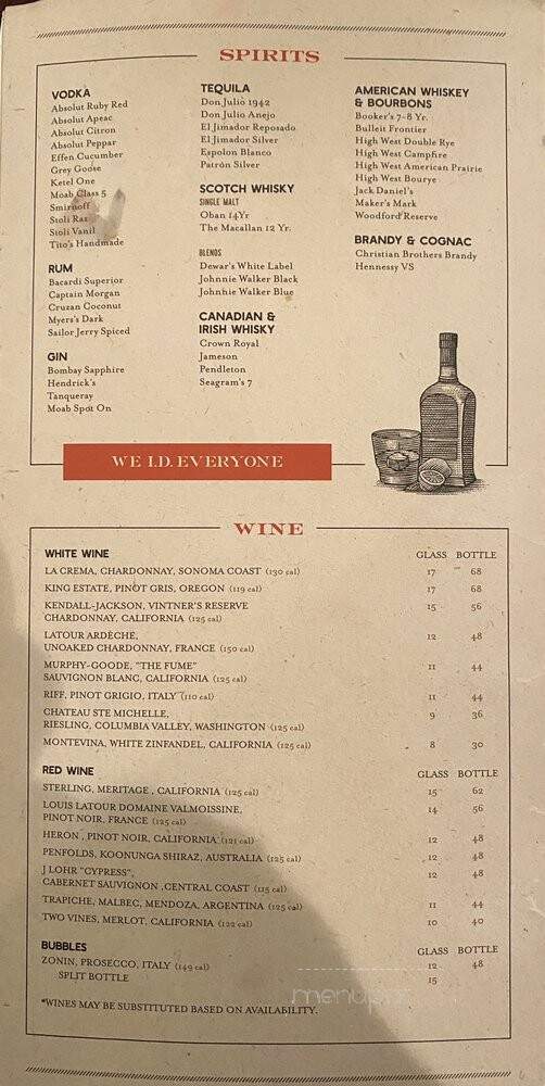 Gordon Biersch - Westpointe, UT menu_pic