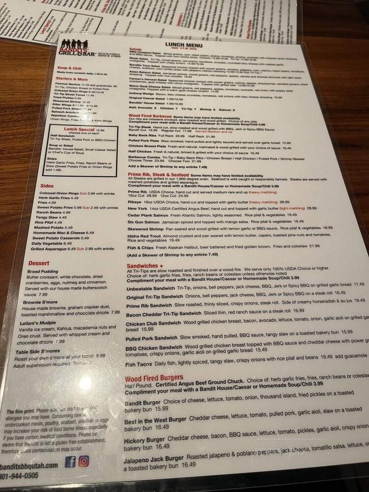 Bandits' American Grill - Cottonwood Heights, UT