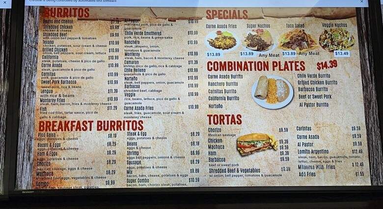 Betos Mexican Food - Saratoga Springs, UT menu_pic