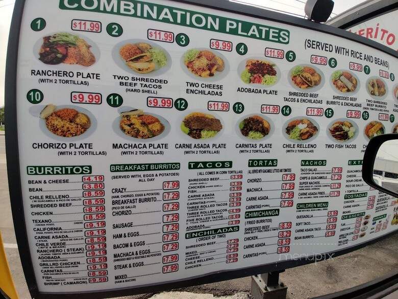 Rancherito's Mexican Food - Salt Lake City, UT menu_pic