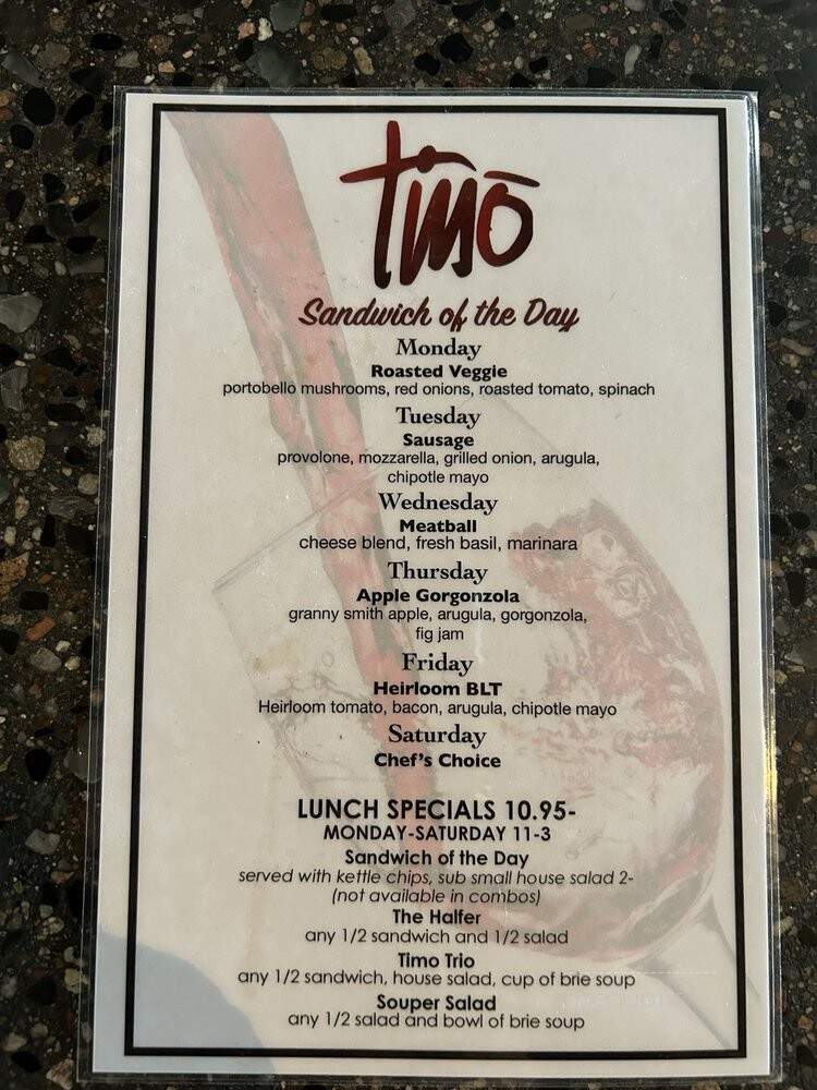 Timo Wine Bar - Phoenix, AZ