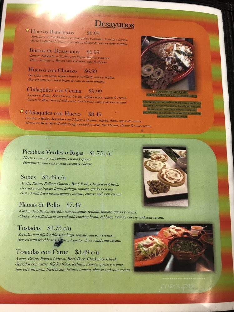 Taqueria El Guerrerense - Phoenix, AZ menu_pic