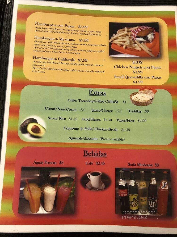 Taqueria El Guerrerense - Phoenix, AZ menu_pic