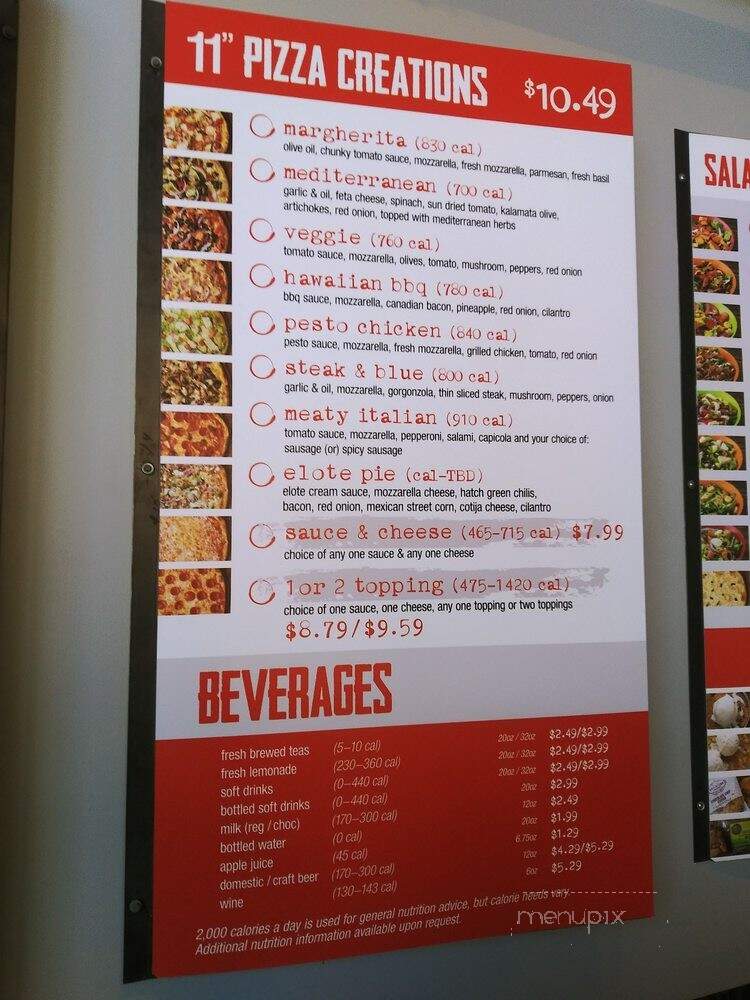 Fired Pie - Scottsdale, AZ menu_pic