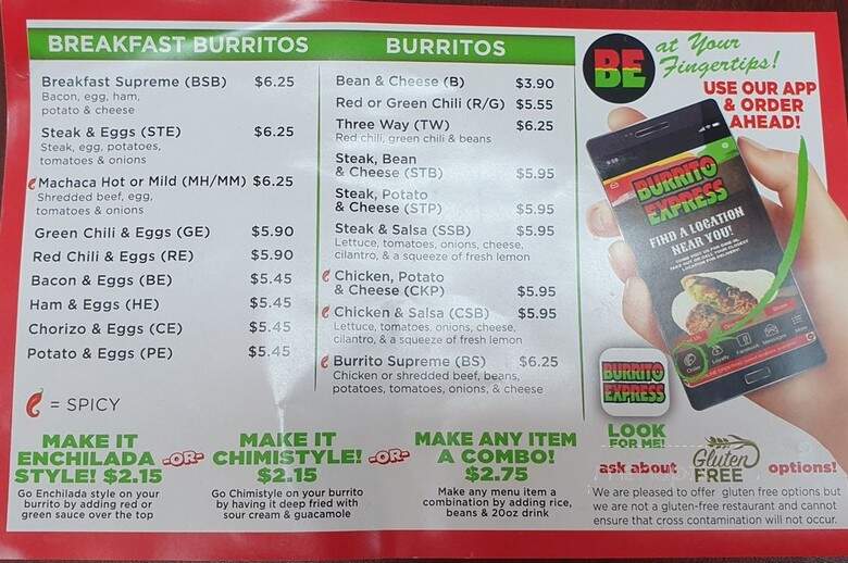 Burrito Express - Gilbert, AZ