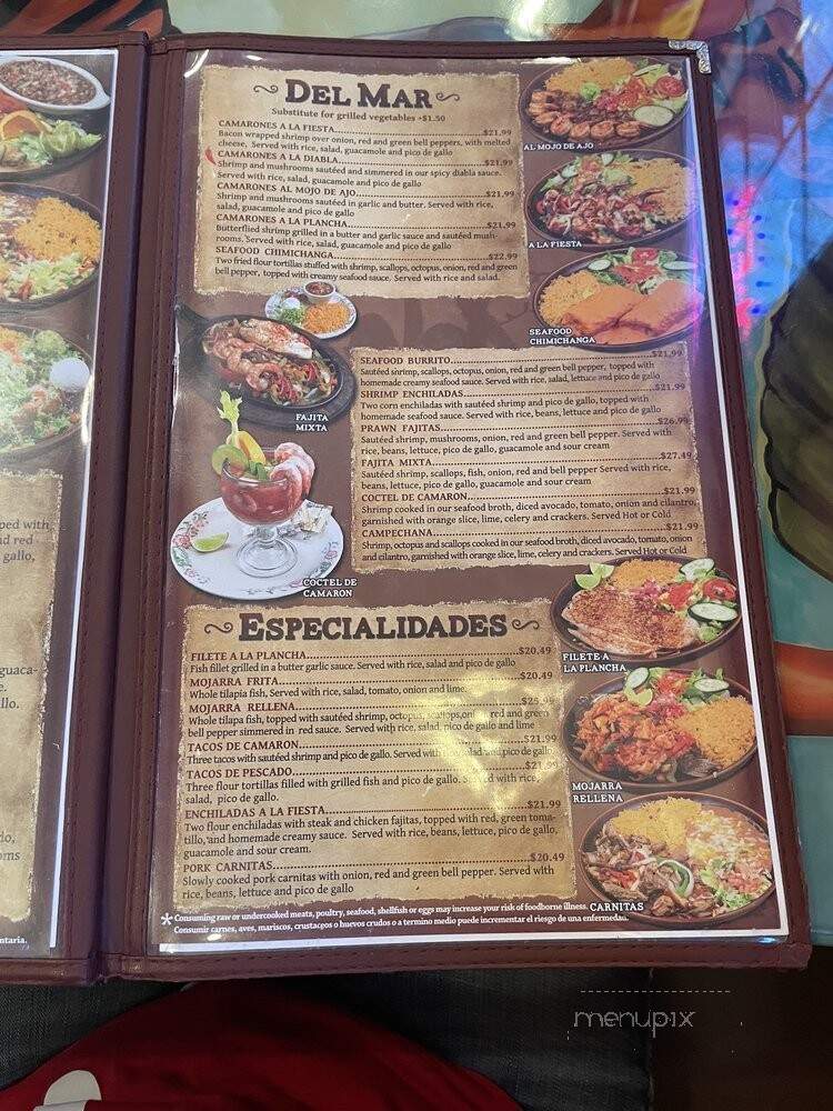 Fiesta Mexicana - Chandler, AZ menu_pic