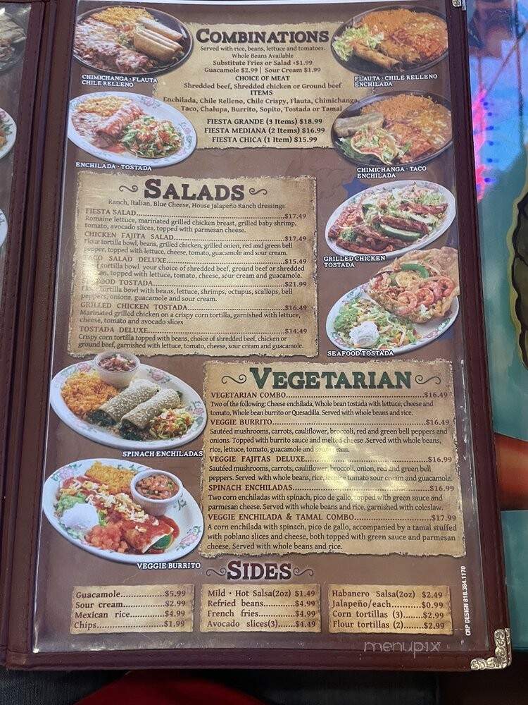 Fiesta Mexicana - Chandler, AZ menu_pic