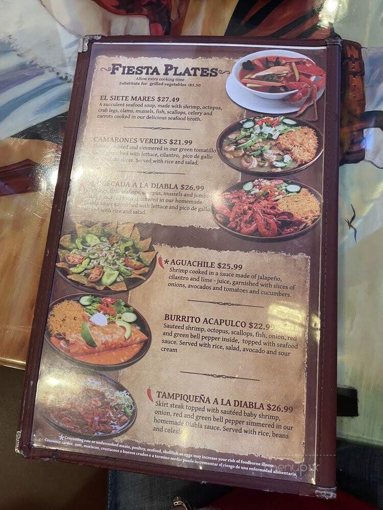 Fiesta Mexicana - Chandler, AZ menu_pic