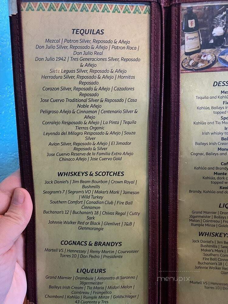 Plaza Bonita - Grand Canyon, AZ menu_pic