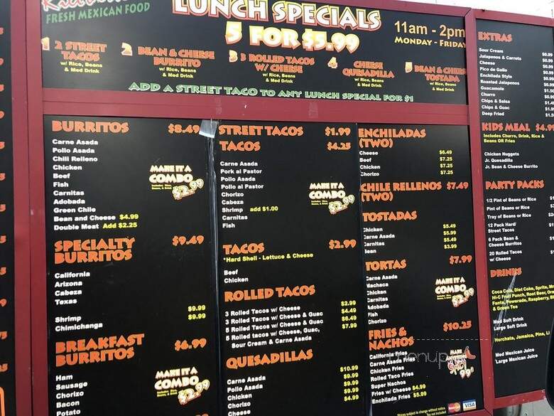 Rilibertos Fresh Mexican Food - Flagstaff, AZ menu_pic