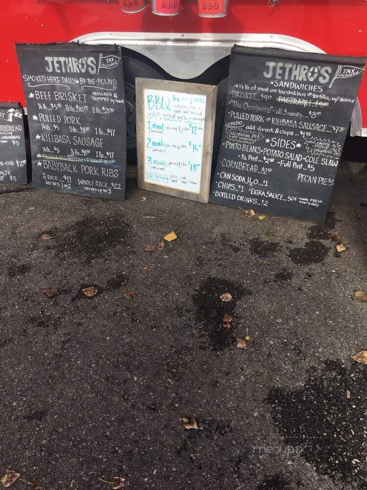 Jethro's Genuine - Taos, NM menu_pic