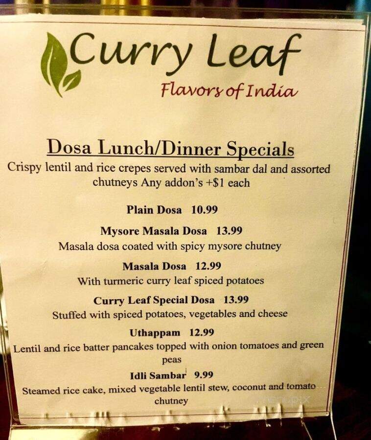 Curry Leaf Flavors of India - Las Vegas, NV