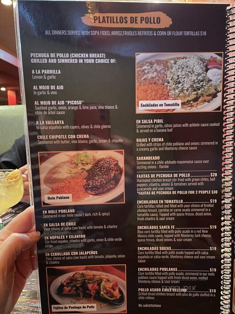 Viva Mercado's Mexican Bar and Grill - Las Vegas, NV menu_pic
