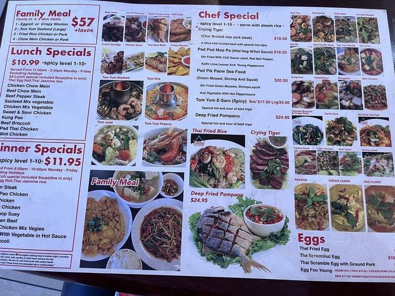 Ocha Cuisine - Las Vegas, NV menu_pic