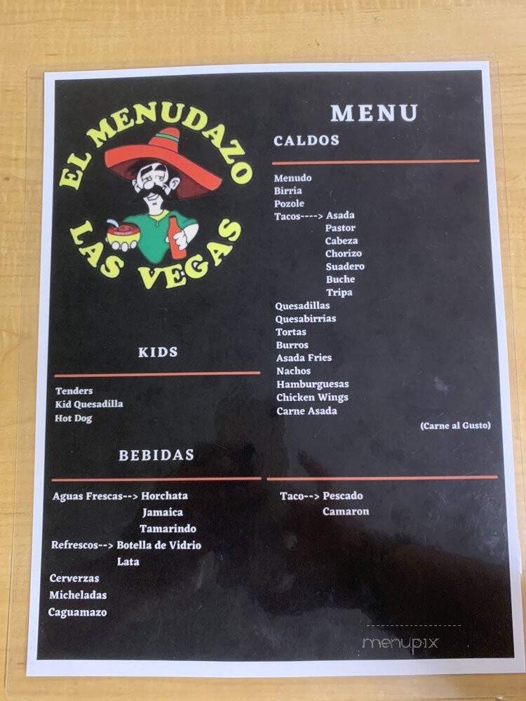 El Menudazo Mexican Food - North Las Vegas, NV