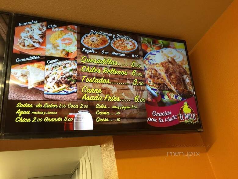 El Pollo Mobile - Las Vegas, NV menu_pic