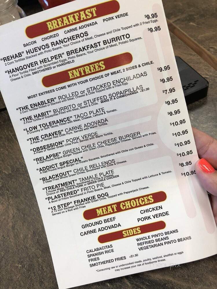 Chile Addiction - Las Vegas, NV menu_pic