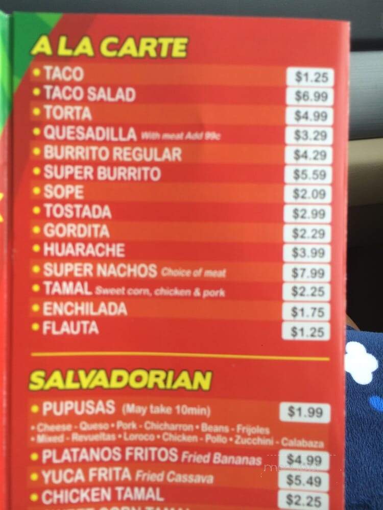 El Paisano - Carson City, NV menu_pic