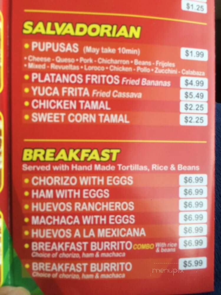 El Paisano - Carson City, NV menu_pic