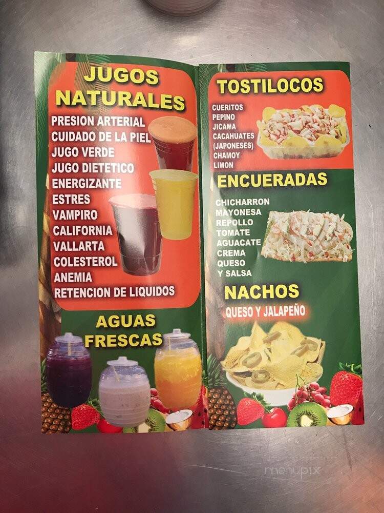 Bionicos Marisol - Huntington Park, CA menu_pic