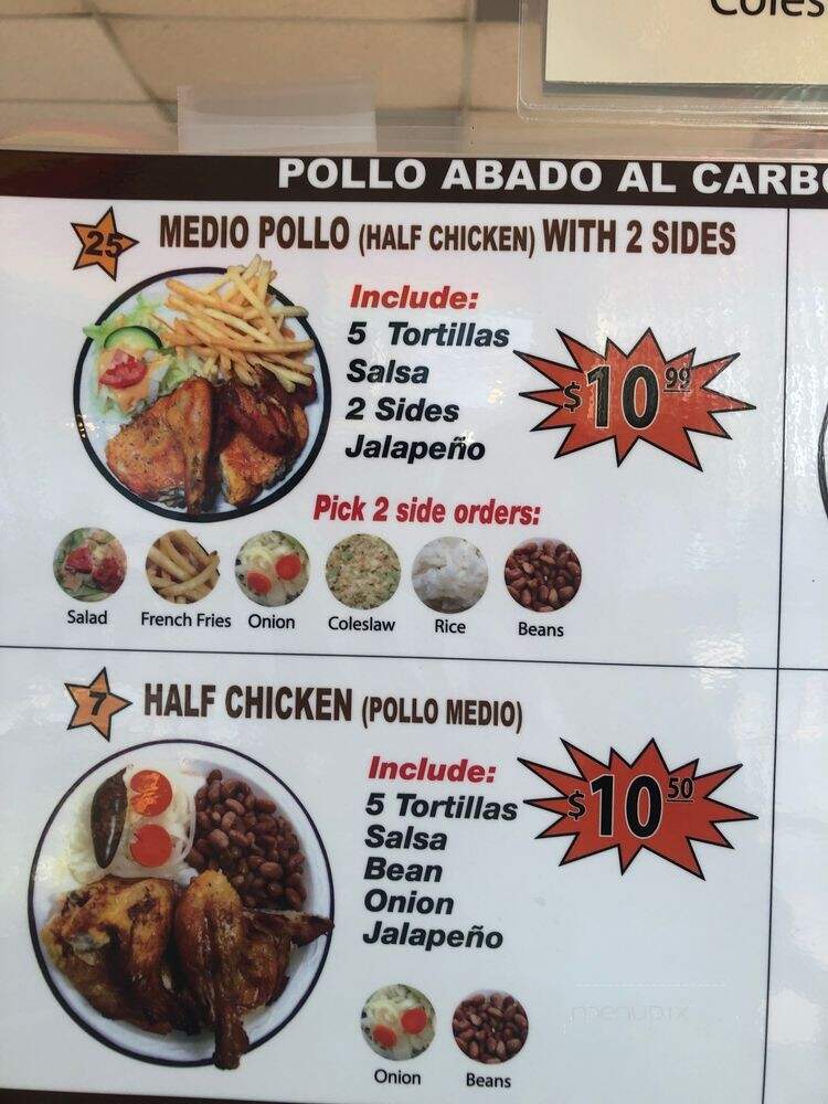 Hola pollo - Huntington Park, CA menu_pic