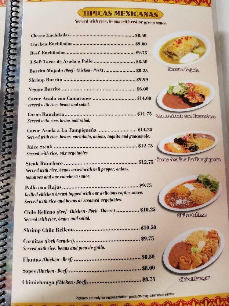 Fuente Restaurant - Los Angeles, CA menu_pic