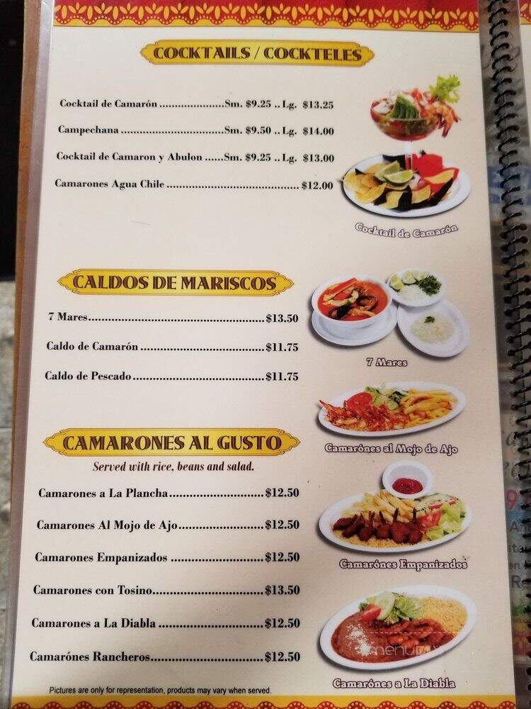 Fuente Restaurant - Los Angeles, CA menu_pic