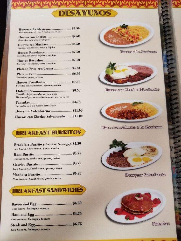 Fuente Restaurant - Los Angeles, CA menu_pic