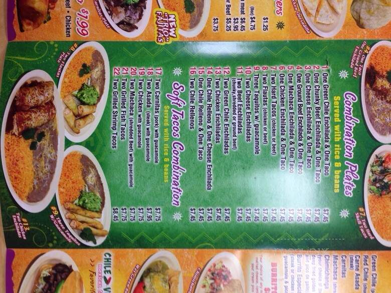 Chile Verde - Los Angeles, CA menu_pic