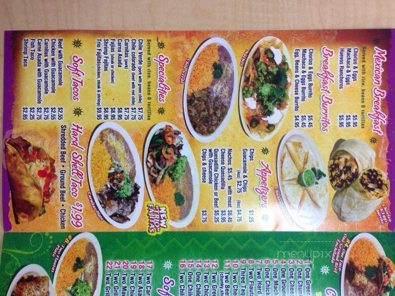 Chile Verde - Los Angeles, CA menu_pic