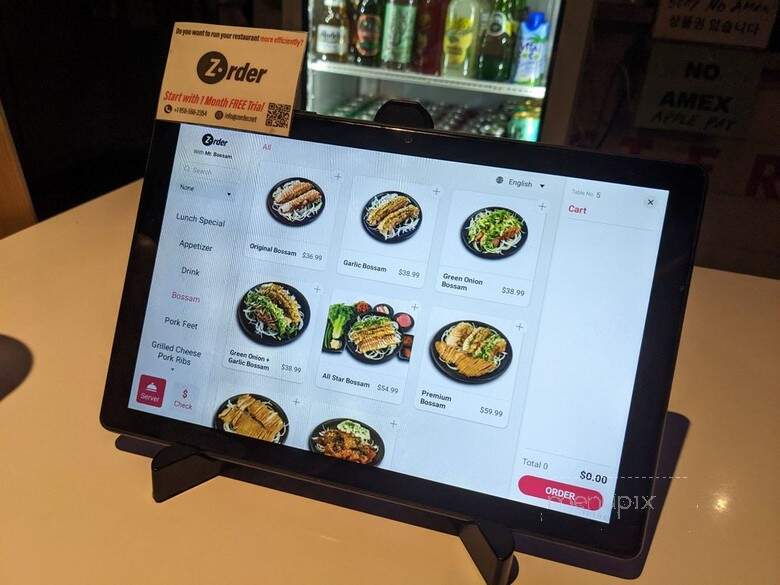 Mister Bossam - Los Angeles, CA menu_pic