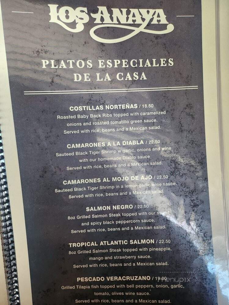 Taqueria Los Anaya - Los Angeles, CA menu_pic