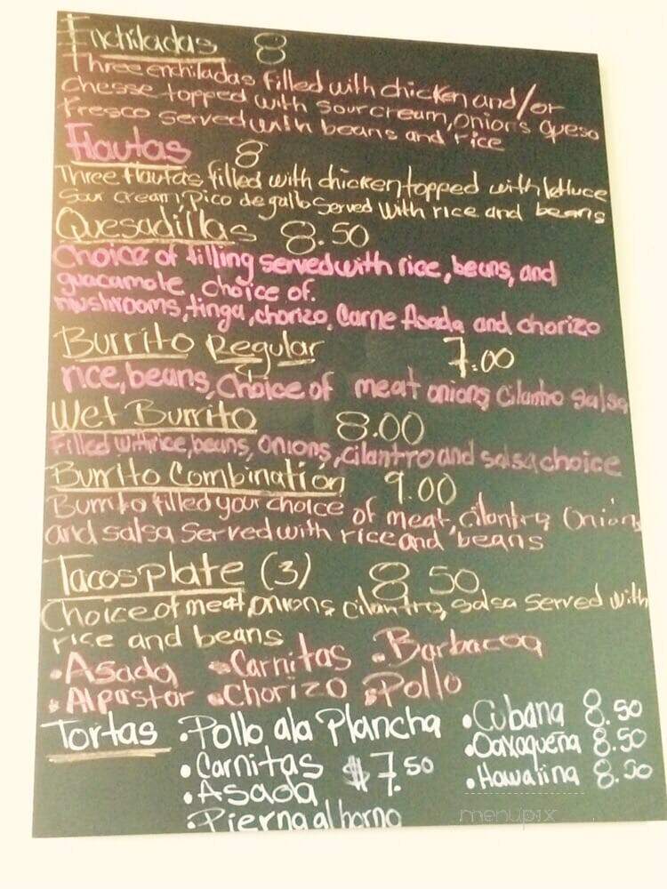 Guero's Cocina Mexicana - Los Angeles, CA menu_pic
