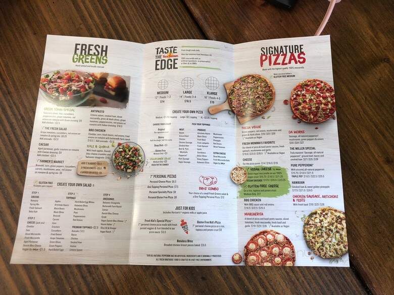 Fresh Brothers - Beverly Hills, CA menu_pic