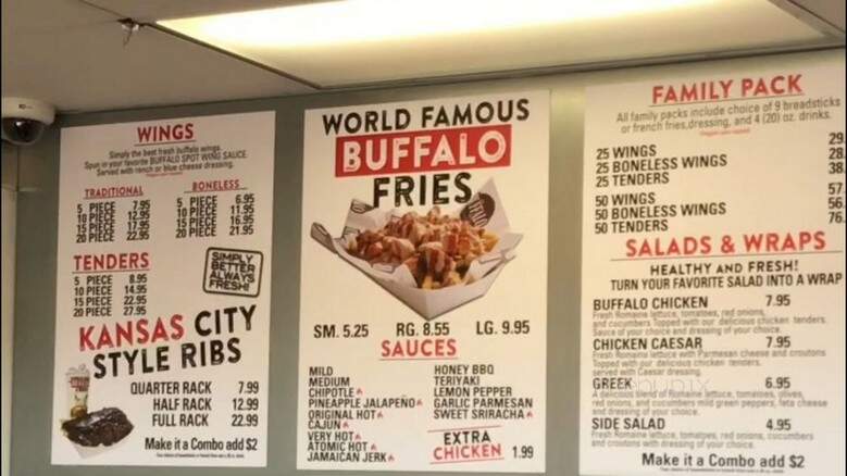 The Buffalo Spot - Los Angeles, CA menu_pic