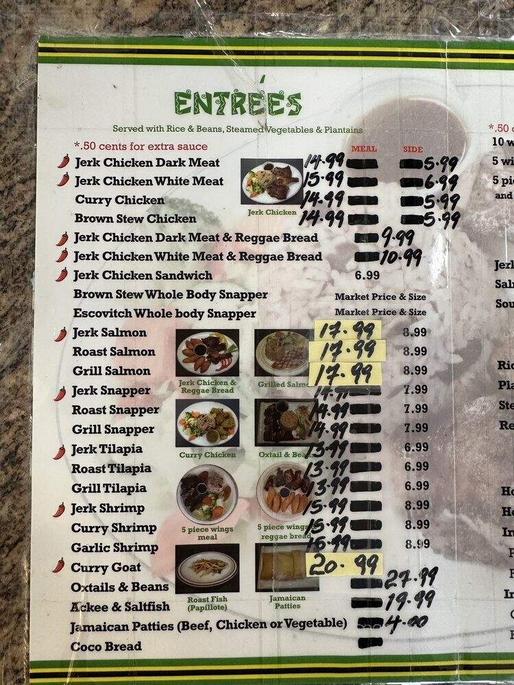 The Jerk Spot - Culver City, CA menu_pic