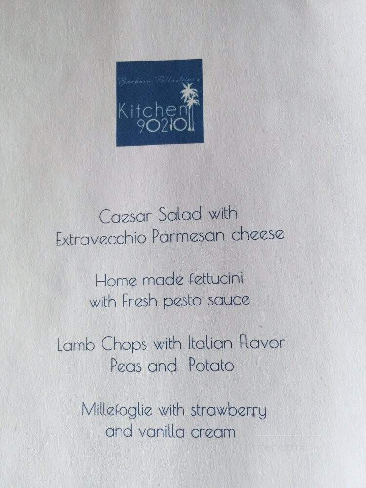 Barbyla's Secret Dinner - Los Angeles, CA menu_pic