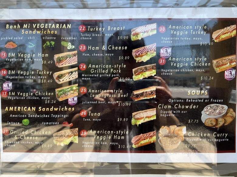 Mr. Baguette - Monterey Park, CA menu_pic