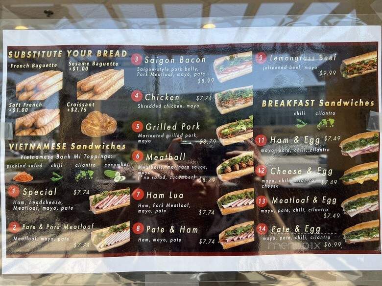 Mr. Baguette - Monterey Park, CA menu_pic